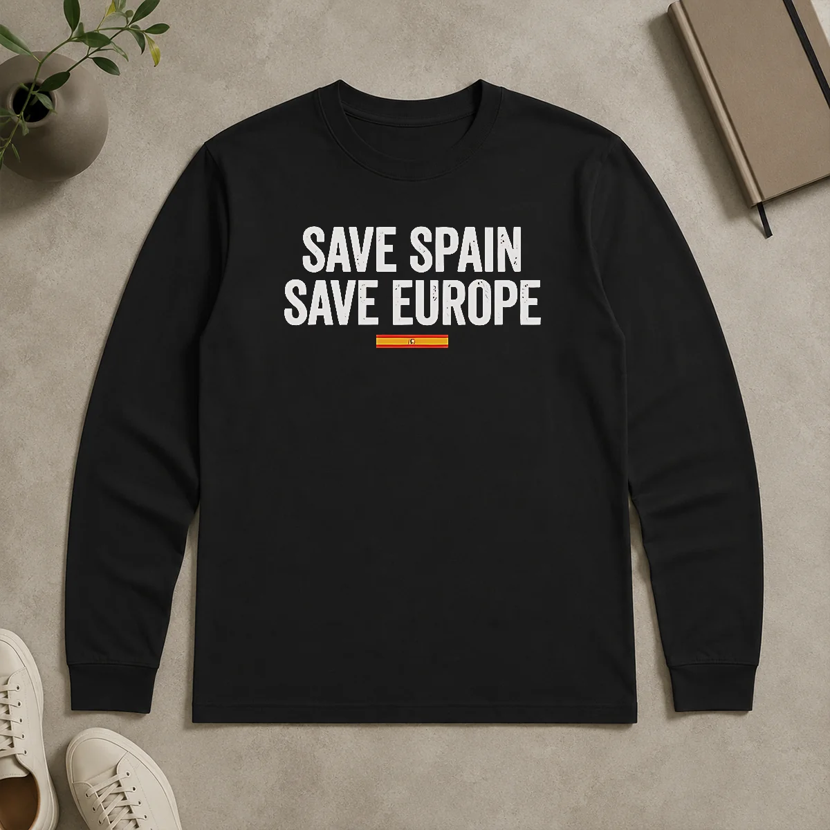 Pretty Top Save Spain Save Europe Spanish Flag Patriotic Long Sleeve Shirt Pretty Top Save Spain Save Europe Spanish Flag Patriotic Long Sleeve Shirt