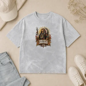 Top Pretty Indigenous Peoples Day Rooted Pride Streetwear Washed T-Shirt